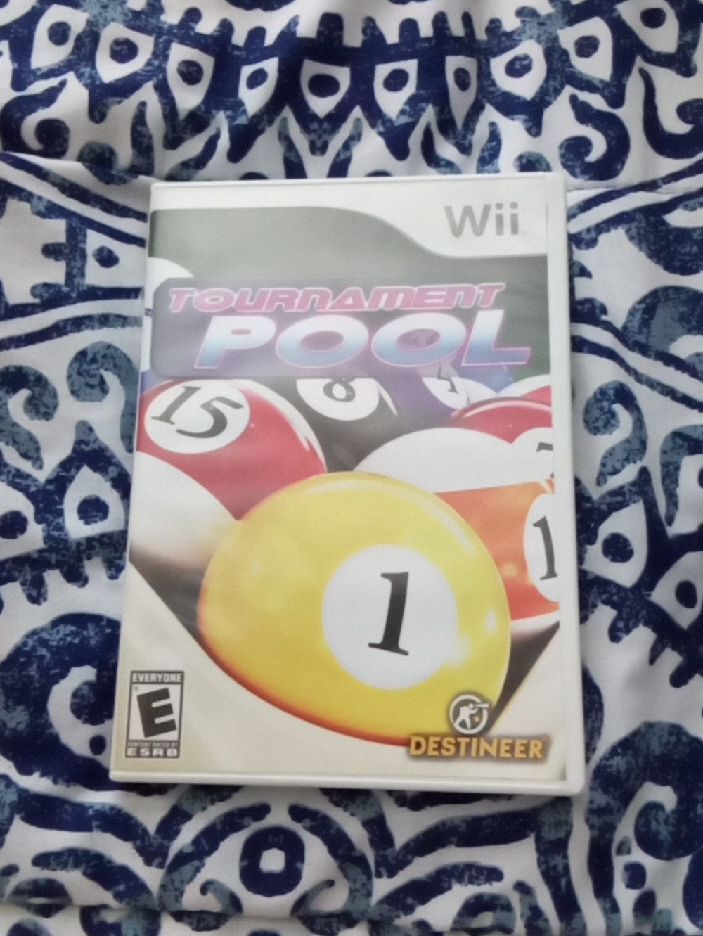 Tournament Pool (Wii) Video Game - Yellow Ball Cover